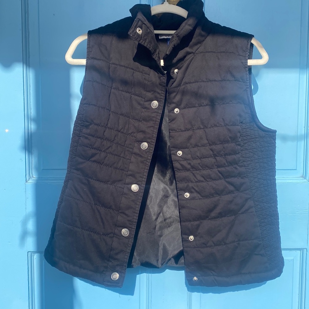 BandolinoBlu Black Quilted Vest size M - Picture 2 of 13